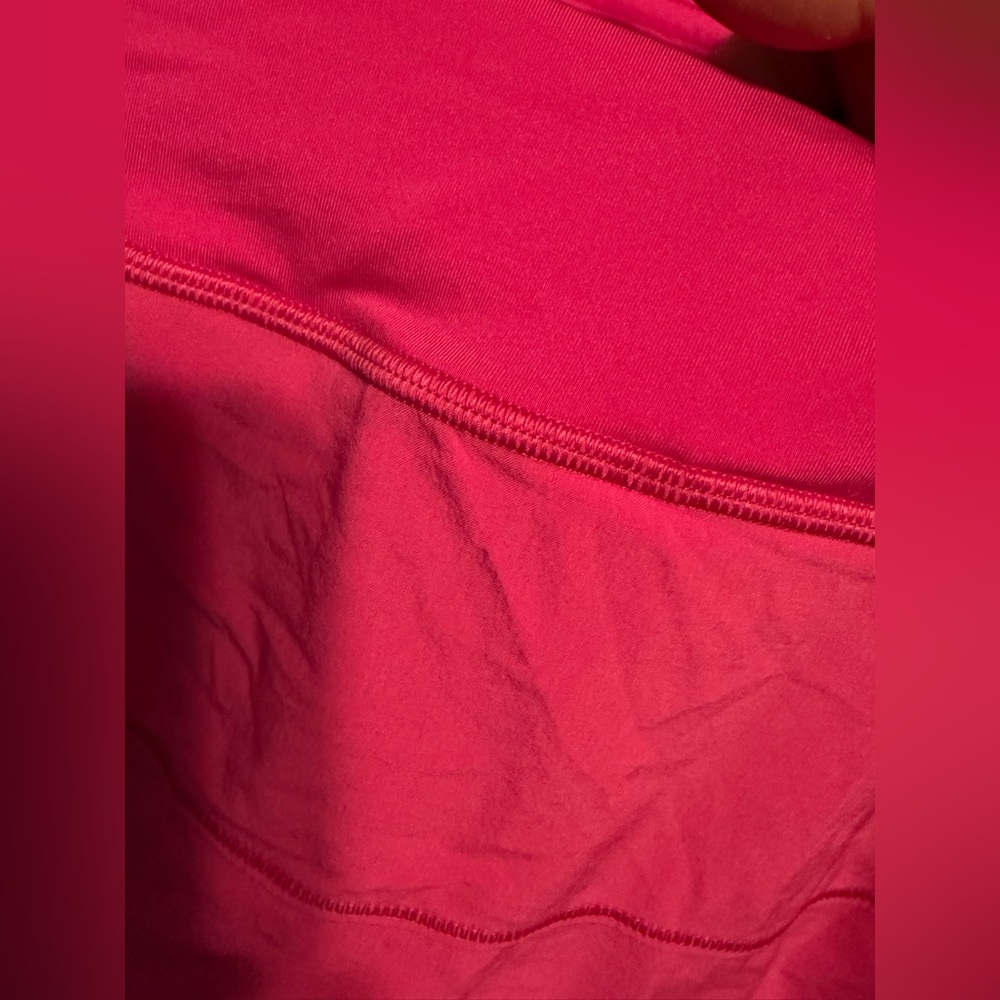 EUC size 14 Lululemon Vibrant Pink Mini Skirt with shorts skirt - Picture 3 of 6